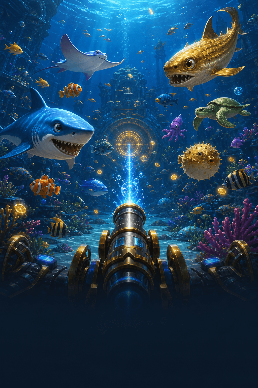 Fishing Arcade custom game case artwork